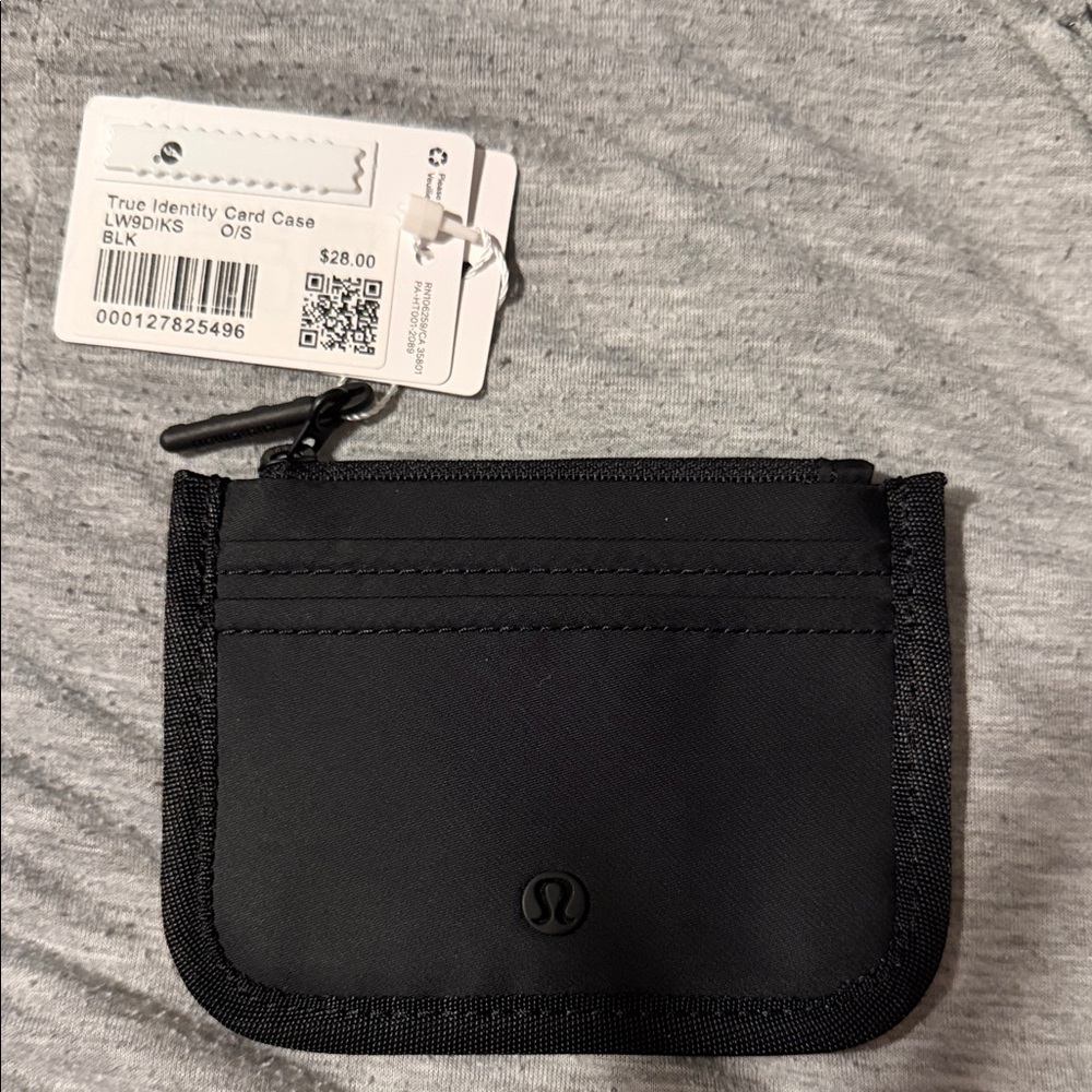 lululemon athletica Black True Identity Card Case